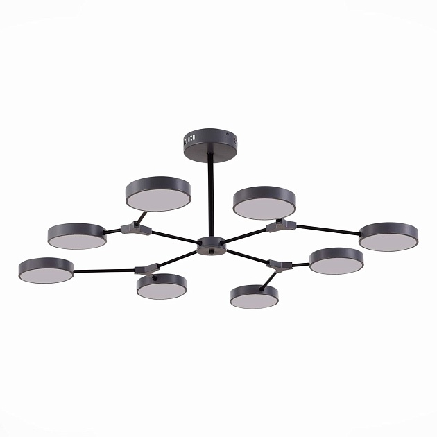 Потолочная светодиодная люстра Evoluce Monta SLE6003-702-08 изображение 1 Потолочная светодиодная люстра Evoluce Monta SLE6003-702-08 Фото № 1