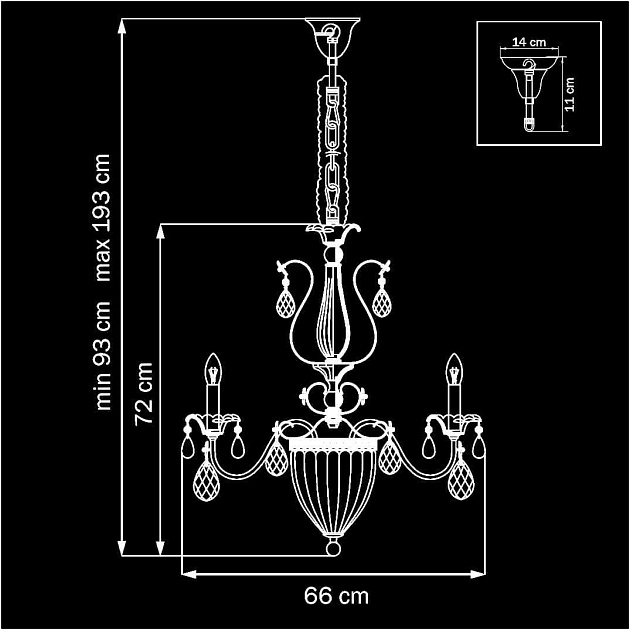 Подвесная люстра Lightstar Schon 790112 фото 3