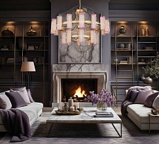 Подвесная люстра Fluorite Inverno Rose FL1090-24P 3