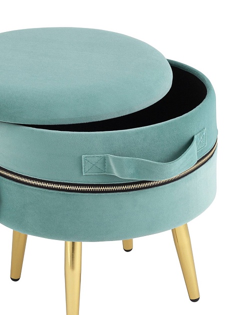 Пуф Stool Group Тильда велюр мятный 19A206VF-MOMO-13 изображение 3 Пуф Stool Group Тильда велюр мятный 19A206VF-MOMO-13 Фото № 3