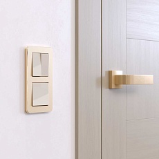 Рамка Werkel Platinum на 2 поста шампань W0022611 4690389184468 3