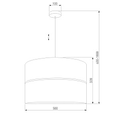 Подвесной светильник TK Lighting 524 Hilton 2