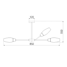 Подвесная люстра Eurosvet Thalia 60140/9 золото 2