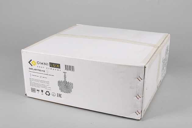 Подвесная люстра Omnilux Sangineto OML-81703-12 изображение 6 Подвесная люстра Omnilux Sangineto OML-81703-12 Фото № 6