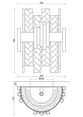 Настенный светильник Moderli Stasy V9011-2W 1