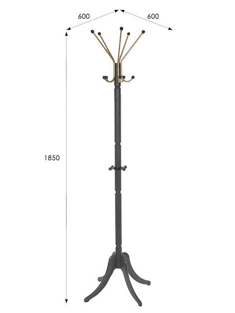 Напольная вешалка Мебелик В 32Н 000207 изображение 3 Напольная вешалка Мебелик В 32Н 000207 Фото № 3