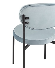 Кухонный стул Stool Group Барбара велюр серо-голубой BARBARA HLR-57 5