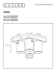 Спот Lucide Nigel 09929/20/02 1