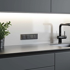 Выключатель Werkel двухклавишный графит W1120064 4690389194351 1