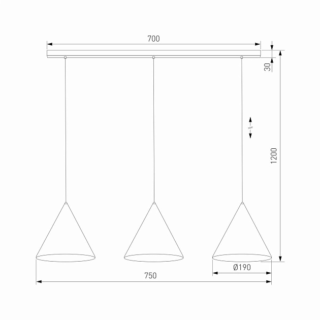 Подвесной светильник TK Lighting 10011 Cono изображение 2 Подвесной светильник TK Lighting 10011 Cono Фото № 2