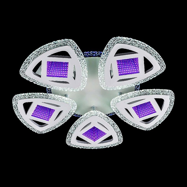 Потолочная люстра ЭкономСвет 51250/5+1WT+3D Фото № 1