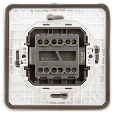 Выключатель ЭРА Эксперт 11-1524-01 двойной IP55 10АХ-250В СУ белый Б0063271 3