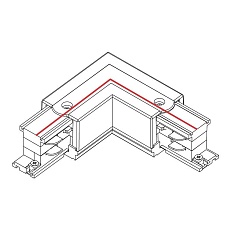 Коннектор L-образный правый Nowodvorski Ctls Power 8228 1