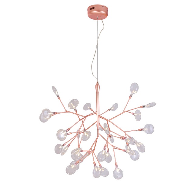 Подвесной светильник Crystal Lux Evita SP36 Copper/Transparent фото 
