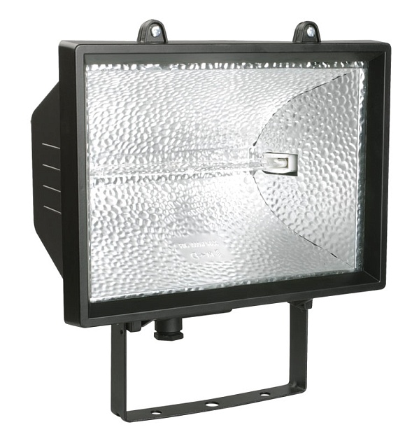 Прожектор галогенный ИО1000 IP54 черный IEK LPI01-1-1000-K02 Фото № 1