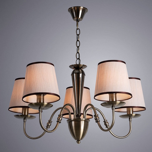 Подвесная люстра Arte Lamp Fiona A3227LM-5AB изображение 4 Подвесная люстра Arte Lamp Fiona A3227LM-5AB Фото № 4