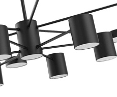 Подвесная светодиодная люстра Kink Light Мекли 07649-13D,19 2