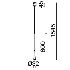 Трековый подвесной светильник Maytoni Technical TR168-1-7W3K-M-BS 4