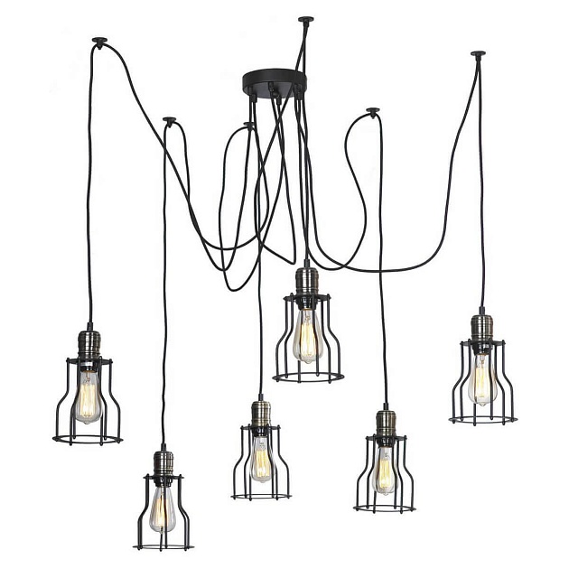 Подвесная люстра Lussole Loft IV LSP-9310 изображение 1 Подвесная люстра Lussole Loft IV LSP-9310 Фото № 1