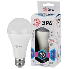 Лампа светодиодная ЭРА E27 30W 4000K матовая LED A65-30W-840-E27 Б0048016 2