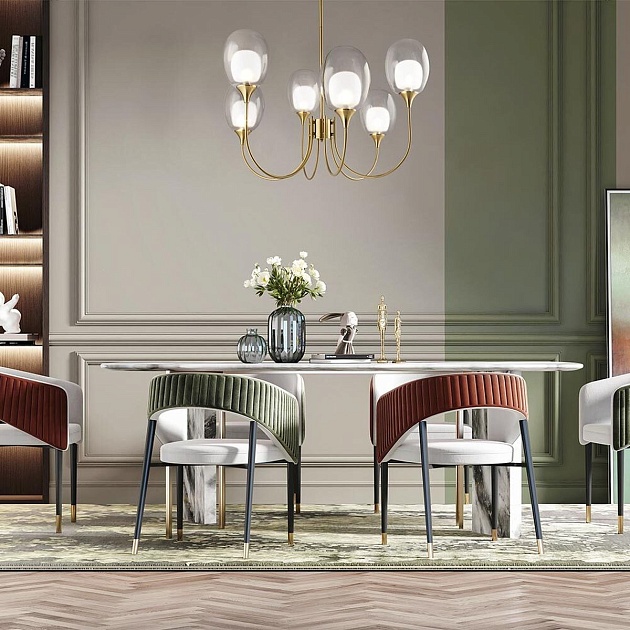 Подвесная люстра Maytoni Aura MOD016PL-06BS Фото № 7