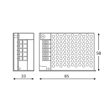 Блок питания Gauss 25W 12V IP20 BT501 2