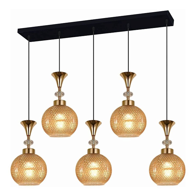 Подвесной светильник Reluce 02001-0.9-05L Amber Фото № 1