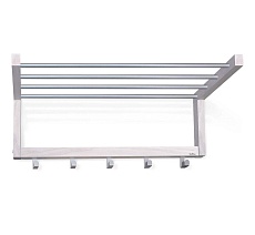 Настенная вешалка Sheffilton Альберо SHT-WH4 беленый/алюм.мет 5166216001 5