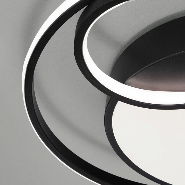 Потолочный светодиодный светильник Eurosvet Jeremy 90254/1 черный изображение 2 Потолочный светодиодный светильник Eurosvet Jeremy 90254/1 черный Фото № 2