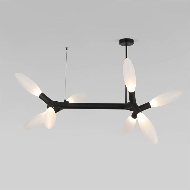 Потолочная люстра Eurosvet Covalent 30180 черный изображение 1 Потолочная люстра Eurosvet Covalent 30180 черный Фото № 1