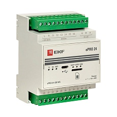 Контроллер базовый ePRO 24 удаленного управления 6вх\4вых 230В WiFi GSM EKF PROxima ePRO-6-4-230-WG