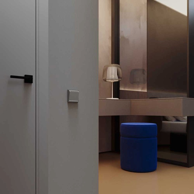 Выключатель встраиваемый S70 карточный 16А, (кашемир) Voltum VLS010703 Фото № 3