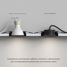 Светодиодный модуль Denkirs Slim Led DK4000-7W-BK 4