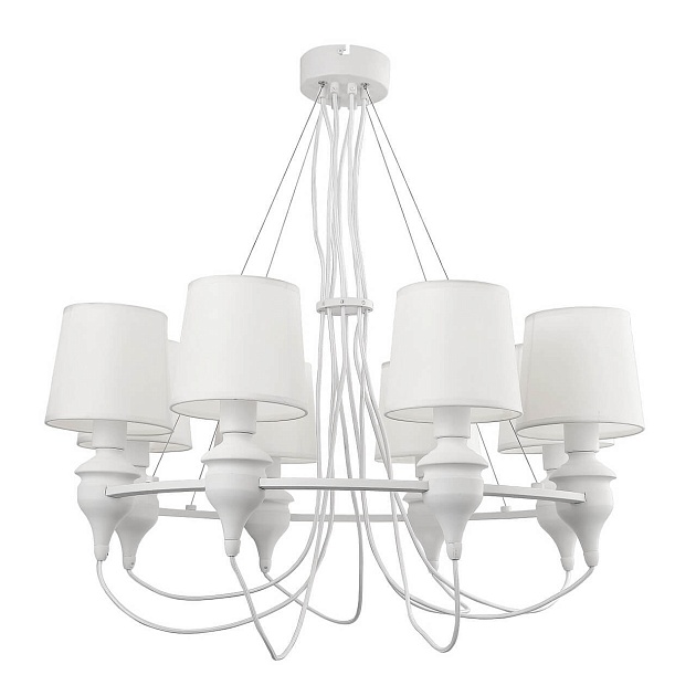 Подвесная люстра Arte Lamp Sergio A3326LM-8WH Фото № 1