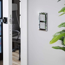 Сенсорный выключатель одноклавишный с функцией Wi-Fi Werkel серебряный W4510606 4690389149825 3