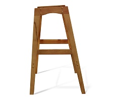 Барный стул Sheffilton SHT-ST36-3/S65 нейтральный серый/светлый орех 6895453401 4