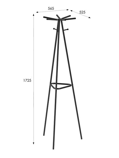 Напольная вешалка Мебелик Галант 217 007158 Фото № 3