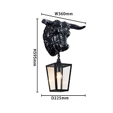 Уличный настенный светильник Favourite Bison 4001-1W 1