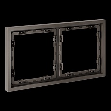 Рамка пластиковая S70 на 2 пост, (капучино) Voltum VLS100214 1