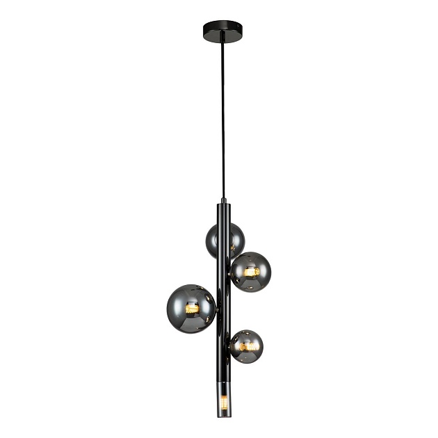 Подвесная люстра Indigo Canto 11026/5P Black V000238 изображение 1 Подвесная люстра Indigo Canto 11026/5P Black V000238 Фото № 1