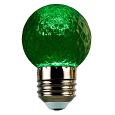 Лампа светодиодная Feron E27 1W зеленая LB-385 52163 5