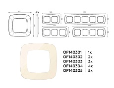Рамка AMBRELLA VOLT OF140301 1