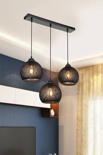 Подвесная люстра Toplight Lizbeth TL1612L-03BK изображение 3 Подвесная люстра Toplight Lizbeth TL1612L-03BK Фото № 3