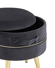 Пуф Stool Group Тильда велюр антрацит 19A206VF-MOMO-27 4