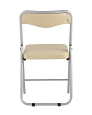 Складной стул Stool Group Джонни экокожа кремовый каркас металлик fb-jonny-eco-12 4