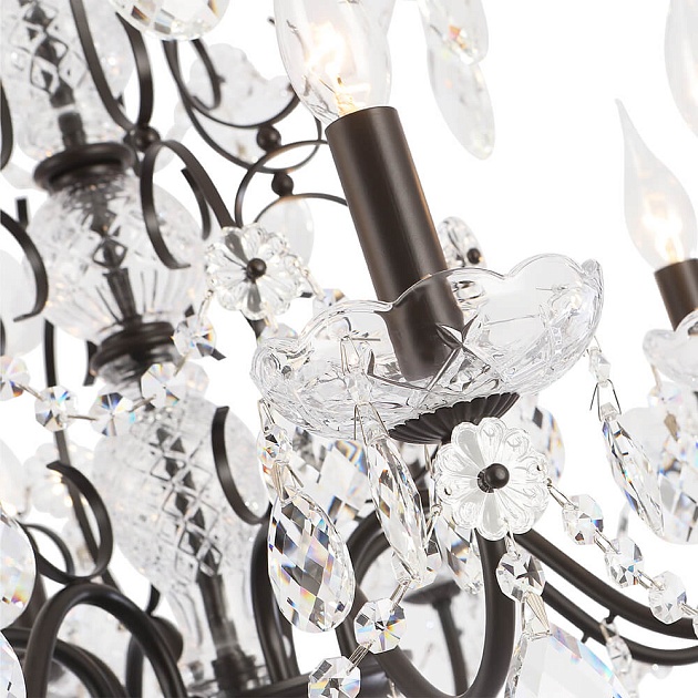 Подвесная люстра Crystal Lux Odelis SP8 Brown Фото № 3