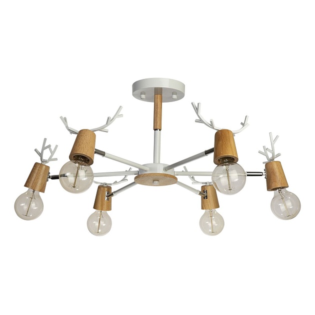 Потолочная люстра Loft IT Sven 10024/6 White изображение 1 Потолочная люстра Loft IT Sven 10024/6 White Фото № 1