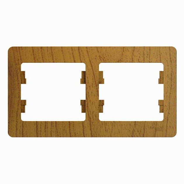 Рамка 2-постовая Systeme Electric Glossa дуб GSL000502 Фото № 1
