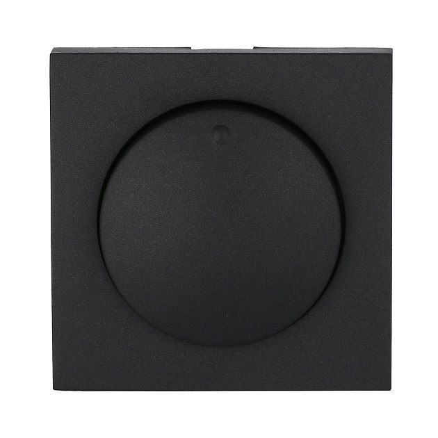 Накладка LK Studio светорегулятора с желтой световой индикацией (черный бархат) LK80 847108-1 фото 
