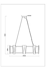 Подвесная люстра Arte Lamp Grato A4079LM-8CC 1